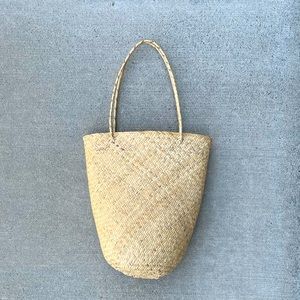 Straw Bucket Bag